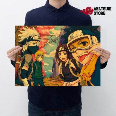 Akatsuki Kishimoto Masashi Anime Character Kraft Paper Poster 5