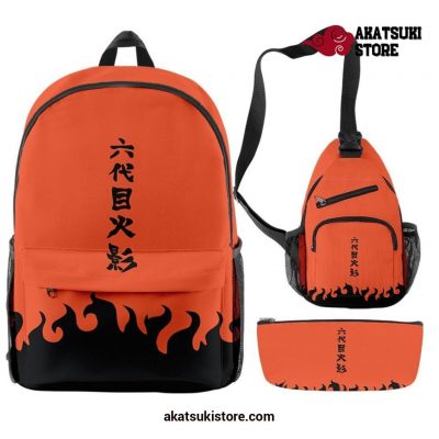 Naruto 3 Piece Set Backpack