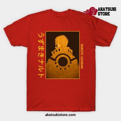 Naruto Back T-Shirt Red / S