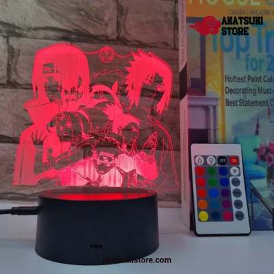 Naruto Characters 3D Led Light Lamp