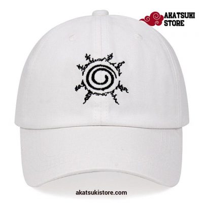 Naruto Four Symbols Seal Baseball Cap White