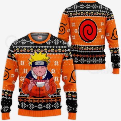 Naruto Ramen Ugly Christmas Sweater Naruto Custom Anime Shirt VA10 Sweater / S Official Naruto Merch