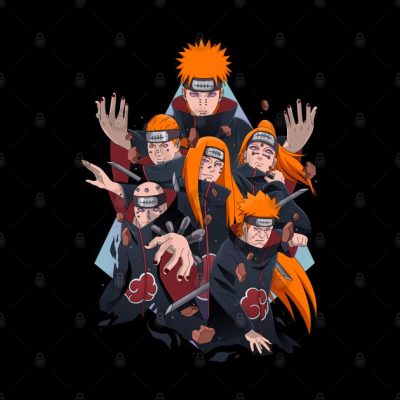 Six Paths Of Pain Throw Pillow Official Akatsuki Merch