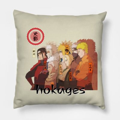 Hokages Throw Pillow Official Akatsuki Merch