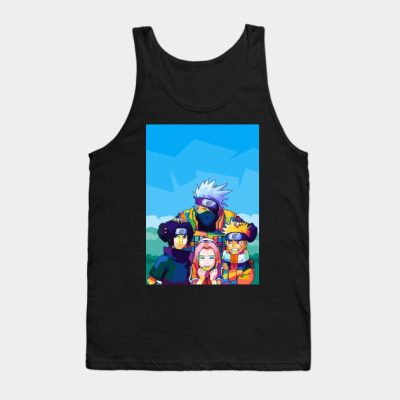 Team 7 Pop Art Tank Top Official Akatsuki Merch