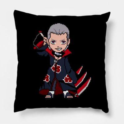 Hidan Pixel Throw Pillow Official Akatsuki Merch