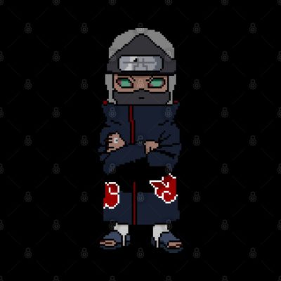 Kakuzu Pixel Throw Pillow Official Akatsuki Merch