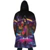 Trippy Naruto Akatsuki Astral Led Pain AOP Hooded Cloak Coat BACK Mockup - Akatsuki Store