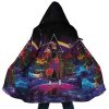 Trippy Naruto Akatsuki Astral Led Pain AOP Hooded Cloak Coat MAIN Mockup - Akatsuki Store