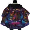 Trippy Naruto Akatsuki Astral Led Pain AOP Hooded Cloak Coat NO HOOD Mockup - Akatsuki Store