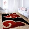 akatsuki logo wallpaper living room modern carpet rug - Akatsuki Store