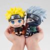 9cm Naruto Anime Figure Naruto Kakashi Action Figure Q Version Kawaii Sasuke Itachi Figurine Car Decoration 1 - Akatsuki Store