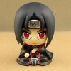 9cm Naruto Anime Figure Naruto Kakashi Action Figure Q Version Kawaii Sasuke Itachi Figurine Car Decoration 5 - Akatsuki Store