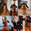 Anime Naruto Costumes Halloween Costume Kids Cosplay Jacket Pants Anime Costume Kiba Forehead Protection Bitterness 1 - Akatsuki Store