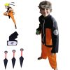 Anime Naruto Costumes Halloween Costume Kids Cosplay Jacket Pants Anime Costume Kiba Forehead Protection Bitterness 2 - Akatsuki Store