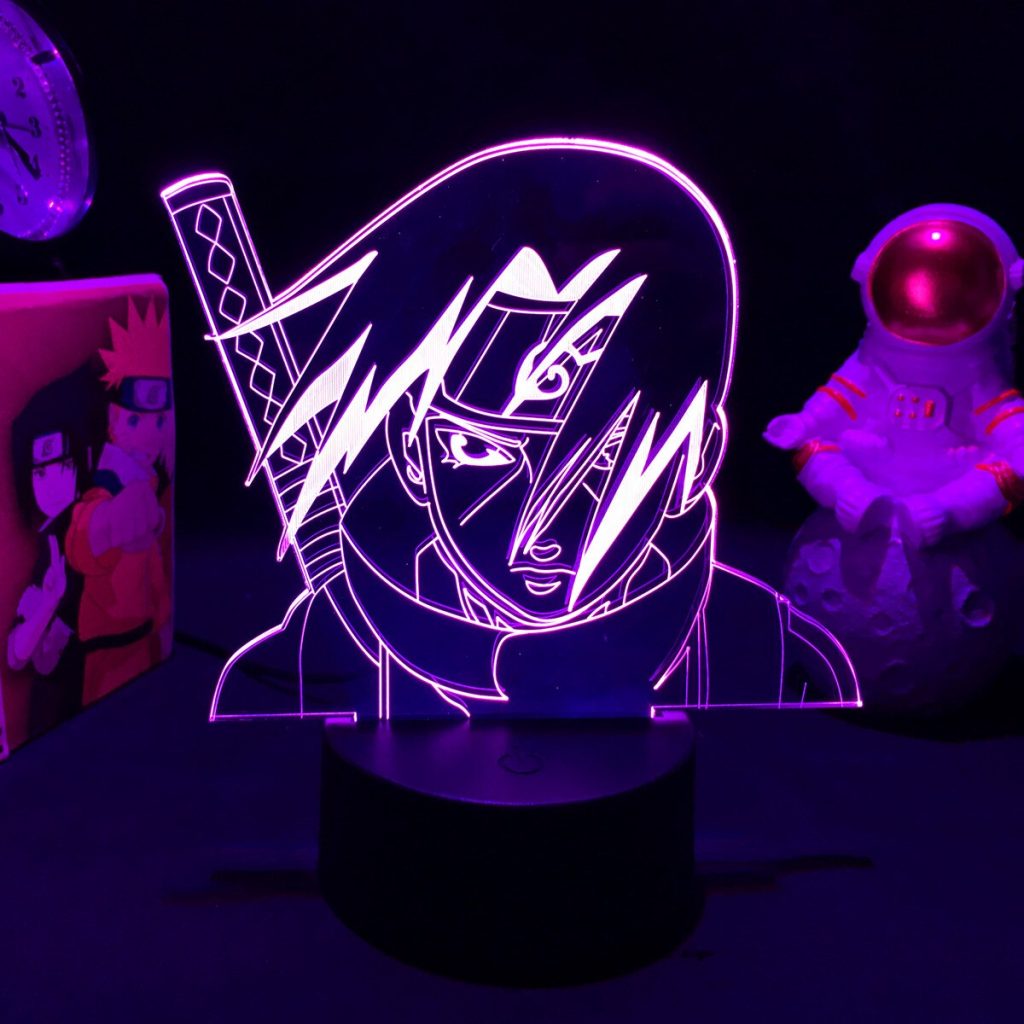 Anime Naruto Uzumaki Led Night Light Shisui Uchiha Sasuke Kakashi Hatake Kids Bedroom Nightlight 3d Lamp - Akatsuki Store