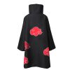 Anime costume cape dawn organization cape embroidered red cloud cartoon pattern robe Halloween Cosplay necklace with 1 - Akatsuki Store