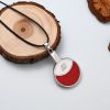 Hot Anime Konoha Necklace Akatsuki Red Cloud Pendant Uzumaki Anime Accessories Keychain Cosplay Akatsuki Itachi Cartoon 5 - Akatsuki Store